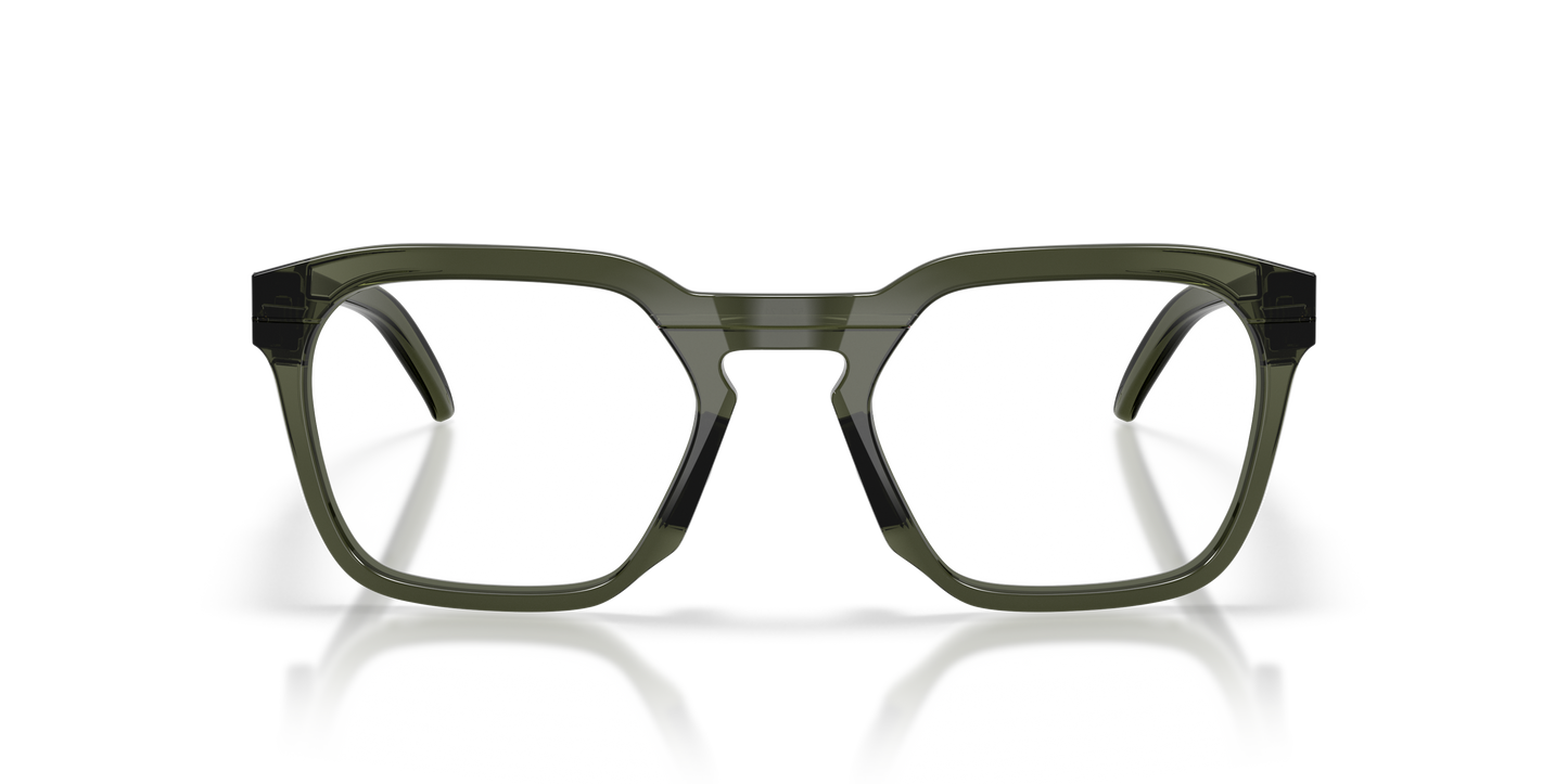 Oakley OX8208 HSTN SQ Unisex Square Eyeglass Frames - Satin Black Frame