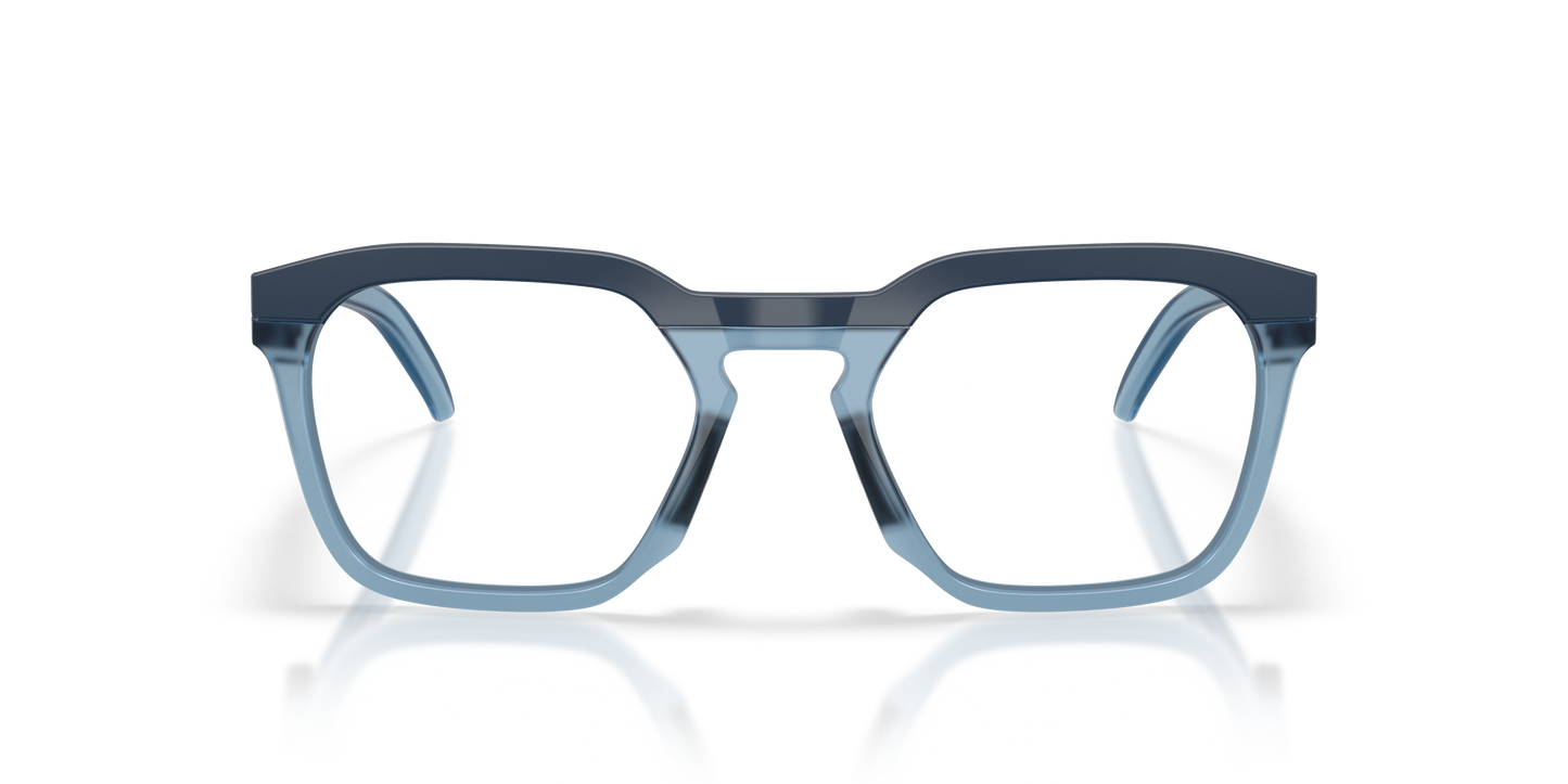 Oakley OX8208 HSTN SQ Unisex Square Eyeglass Frames - Satin Black Frame