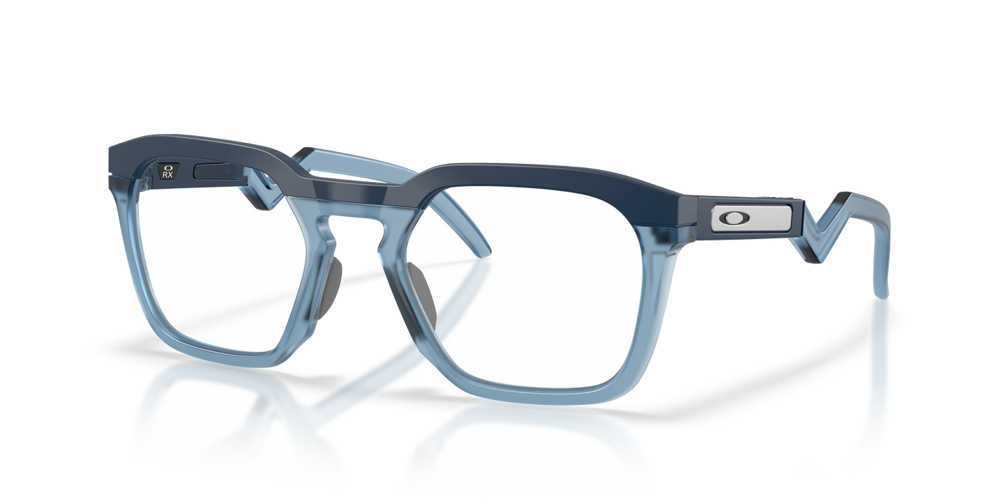 Oakley OX8208 HSTN SQ Unisex Square Eyeglass Frames - Satin Black Frame