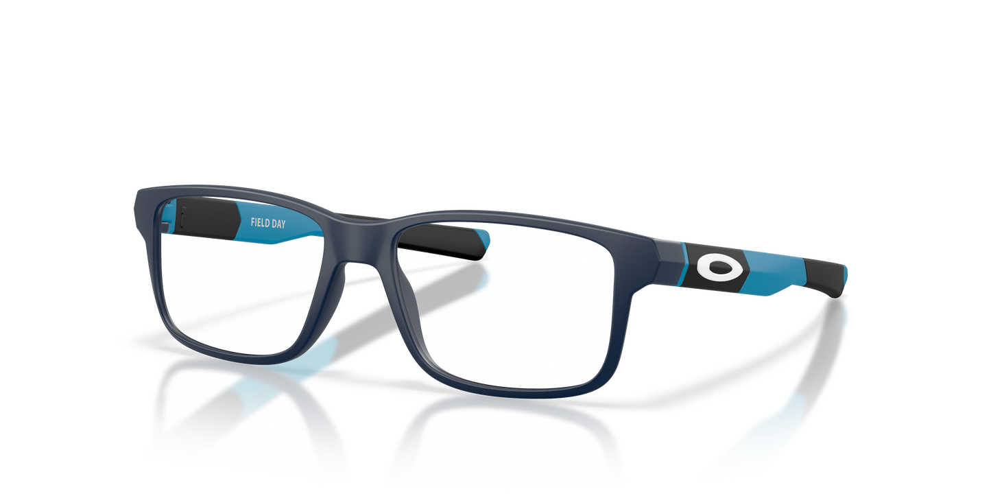 Oakley OY8007 Field Day Youth Square Eyeglass Frames - Grey Shadow Frame