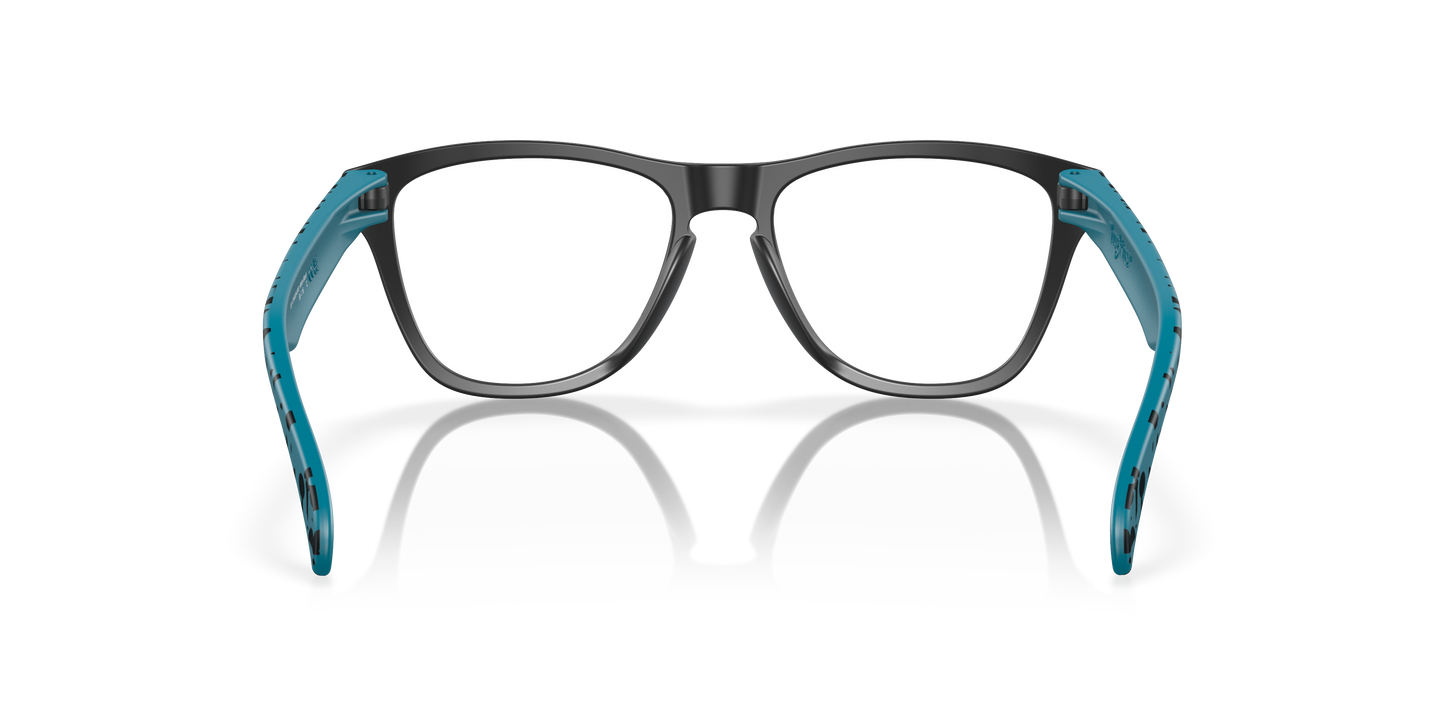 Oakley OY8009 Frogskins XS Youth Round Eyeglass Frames - Matte Black Frame