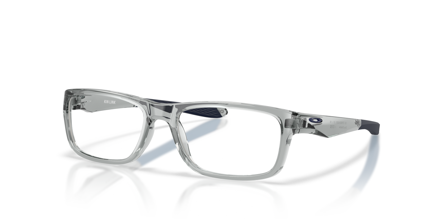 Oakley OY8033 Kin Link Youth Rectangle Eyeglass Frames - Transparent Abyss Frame