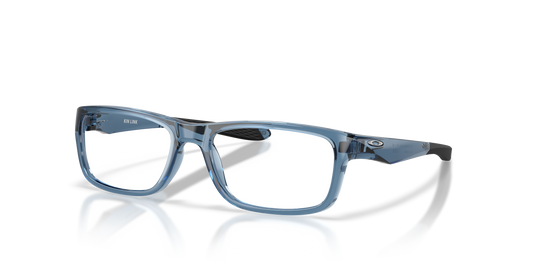 Oakley OY8033 Kin Link Youth Rectangle Eyeglass Frames - Transparent Abyss Frame